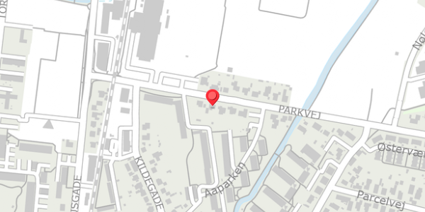 Trafikstøjkort på Parkvej 16, 8300 Odder