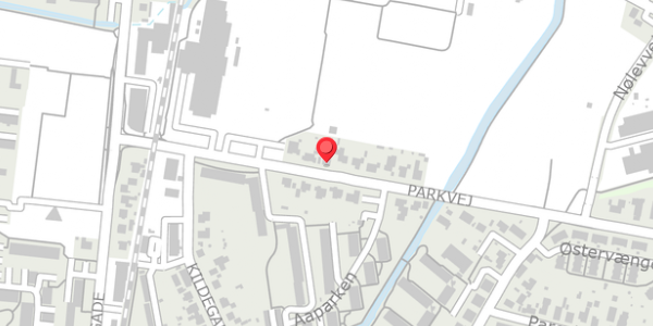 Trafikstøjkort på Parkvej 17, 8300 Odder