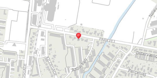 Trafikstøjkort på Parkvej 18, 8300 Odder