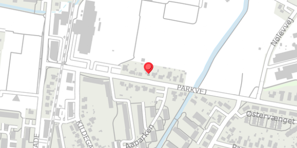 Trafikstøjkort på Parkvej 19, 8300 Odder