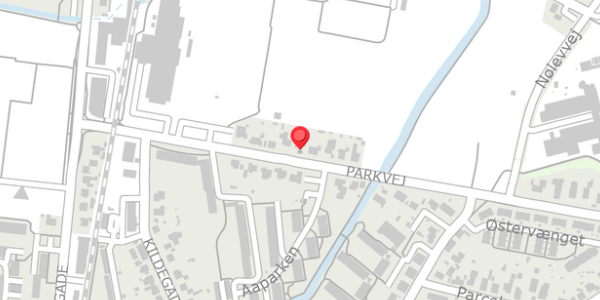 Trafikstøjkort på Parkvej 21, 8300 Odder