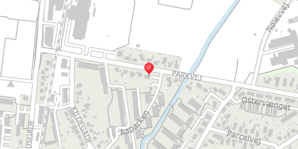 Trafikstøjkort på Parkvej 22, 8300 Odder