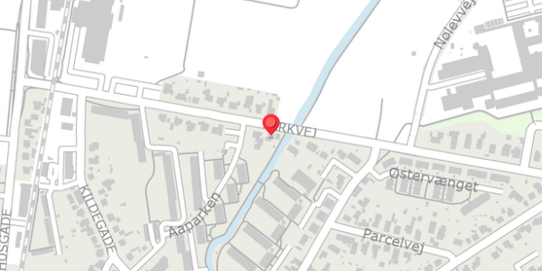 Trafikstøjkort på Parkvej 30, 8300 Odder