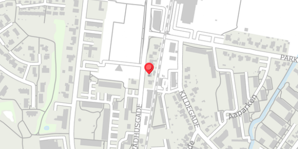 Trafikstøjkort på Rådhusgade 44, . , 8300 Odder