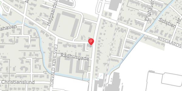 Trafikstøjkort på Rådhusgade 67, 8300 Odder