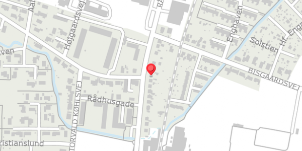 Trafikstøjkort på Rådhusgade 80, 8300 Odder