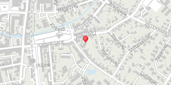 Trafikstøjkort på Randlevvej 7C, 8300 Odder