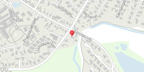 Trafikstøjkort på Randlevvej 24A, 8300 Odder