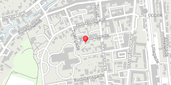 Trafikstøjkort på Rathlousgade 17, . , 8300 Odder