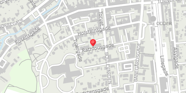 Trafikstøjkort på Rathlousgade 20, . , 8300 Odder