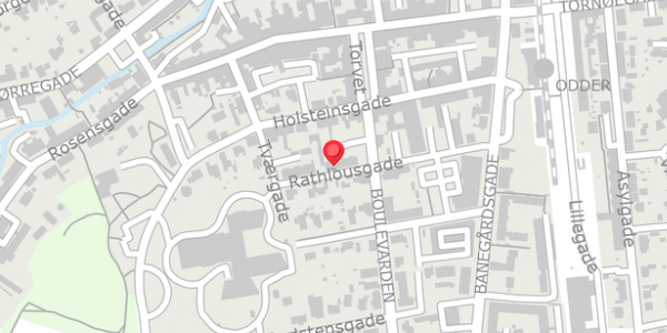 Trafikstøjkort på Rathlousgade 22, . , 8300 Odder