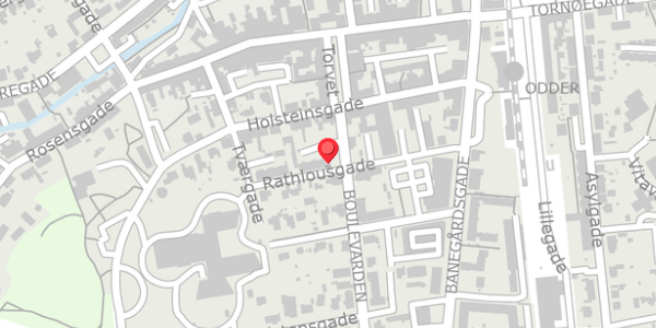 Trafikstøjkort på Rathlousgade 38, . , 8300 Odder
