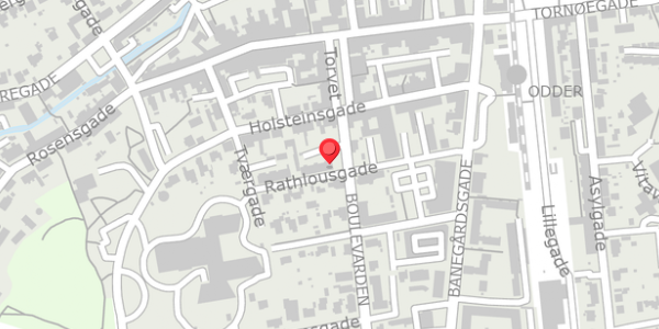 Trafikstøjkort på Rathlousgade 40, . , 8300 Odder