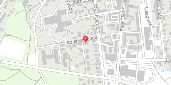 Trafikstøjkort på Rodstensgade 3, 8300 Odder