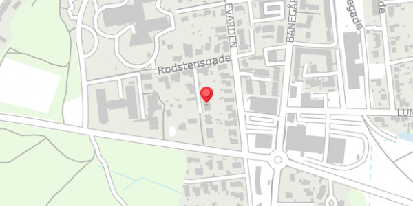 Trafikstøjkort på Rodstensgade 5C, 8300 Odder
