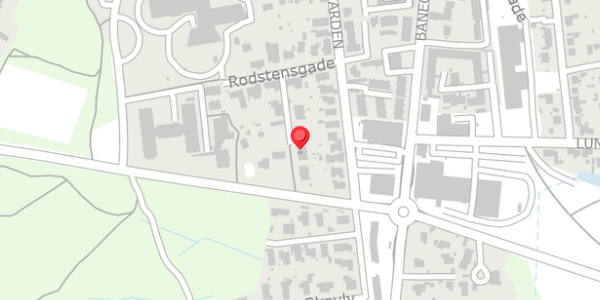 Trafikstøjkort på Rodstensgade 5E, 8300 Odder