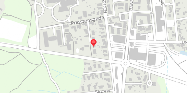 Trafikstøjkort på Rodstensgade 5F, 8300 Odder