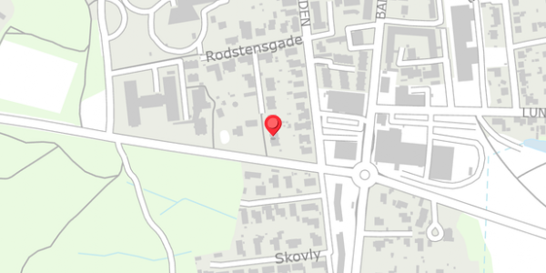 Trafikstøjkort på Rodstensgade 5G, 8300 Odder