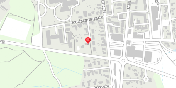 Trafikstøjkort på Rodstensgade 7B, 8300 Odder