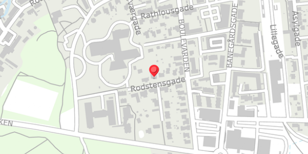Trafikstøjkort på Rodstensgade 10, . , 8300 Odder