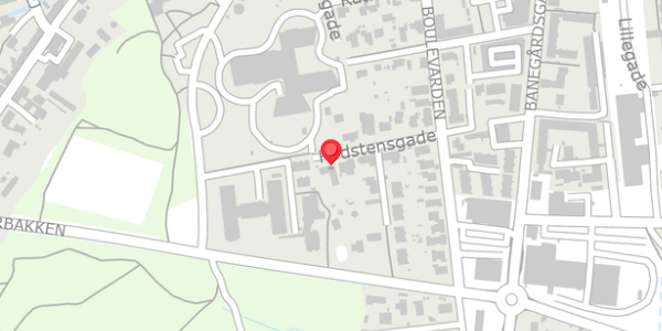 Trafikstøjkort på Rodstensgade 11, 8300 Odder