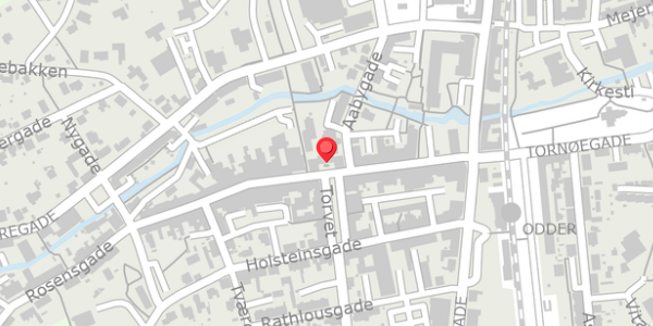 Trafikstøjkort på Rosensgade 18, 8300 Odder