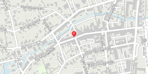 Trafikstøjkort på Rosensgade 38, 8300 Odder