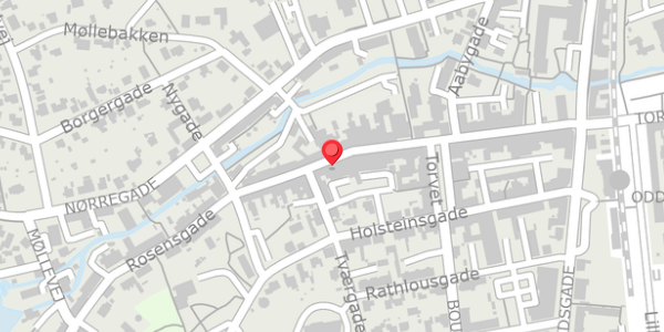 Trafikstøjkort på Rosensgade 41, 2. th, 8300 Odder