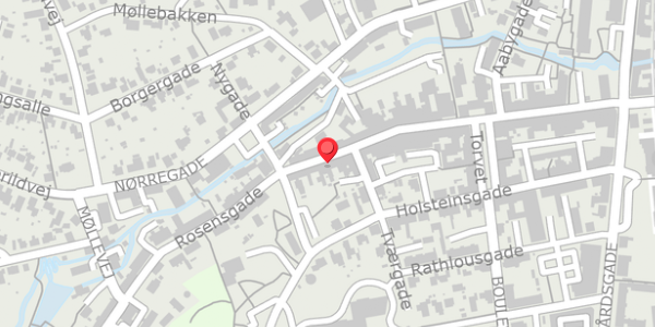Trafikstøjkort på Rosensgade 47C, 8300 Odder