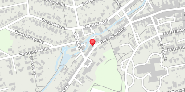 Trafikstøjkort på Rosensgade 72, 2. th, 8300 Odder