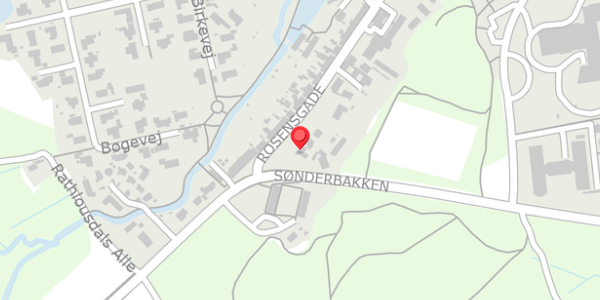 Trafikstøjkort på Rosensgade 101, 8300 Odder