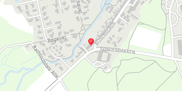 Trafikstøjkort på Rosensgade 126, . 101, 8300 Odder