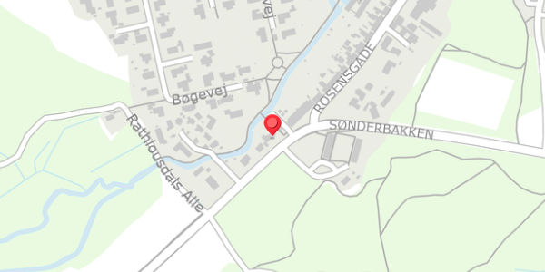Trafikstøjkort på Rosensgade 130, 8300 Odder