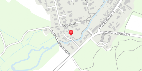 Trafikstøjkort på Rosensgade 136B, 8300 Odder
