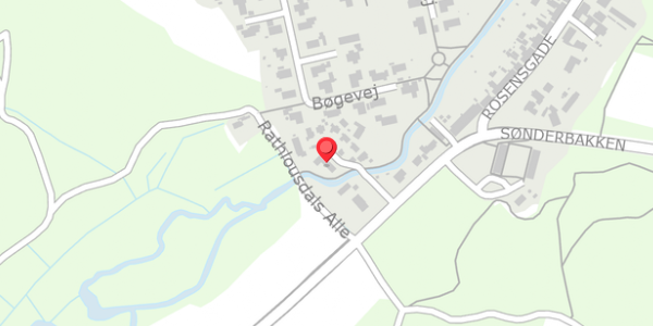 Trafikstøjkort på Rosensgade 136H, 8300 Odder