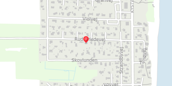 Trafikstøjkort på Rude Hedevej 15, . , 8300 Odder