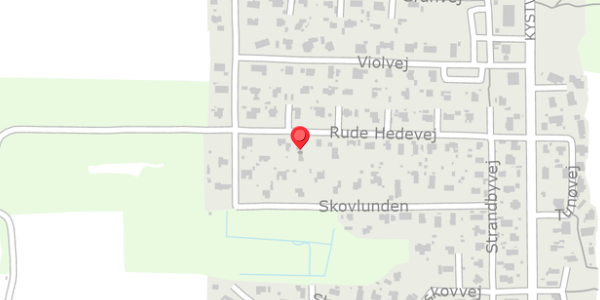 Trafikstøjkort på Rude Hedevej 23, . , 8300 Odder