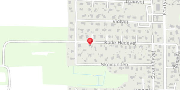 Trafikstøjkort på Rude Hedevej 25, . , 8300 Odder