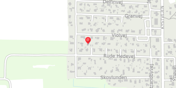 Trafikstøjkort på Rude Hedevej 30, . , 8300 Odder
