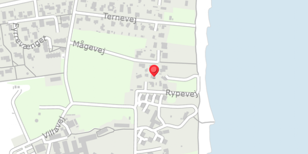 Trafikstøjkort på Rypevej 5, 8300 Odder