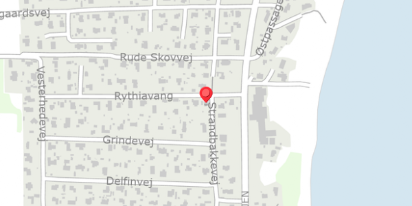 Trafikstøjkort på Rythiavang 5, 8300 Odder
