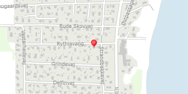 Trafikstøjkort på Rythiavang 7, 8300 Odder