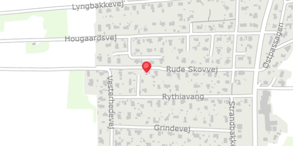 Trafikstøjkort på Rythiavang 24, 8300 Odder