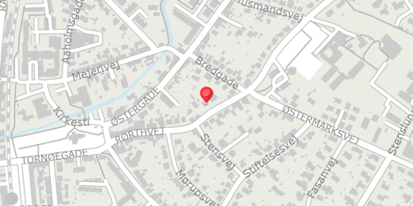 Trafikstøjkort på Rørthvej 27, . , 8300 Odder
