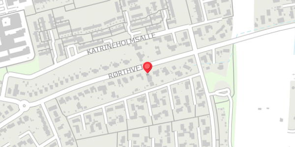 Trafikstøjkort på Rørthvej 90, . , 8300 Odder