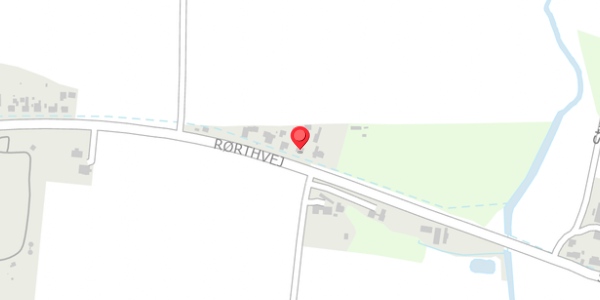 Trafikstøjkort på Rørthvej 195, . , 8300 Odder