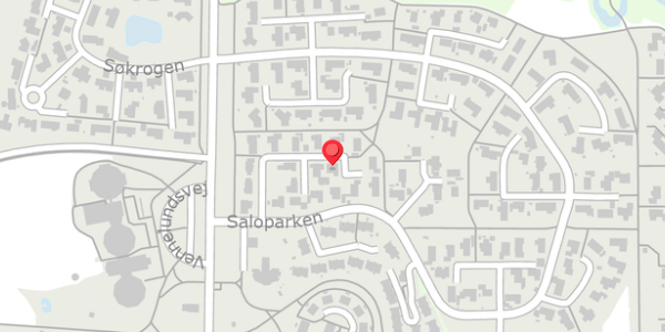 Trafikstøjkort på Saloparken 27, 8300 Odder