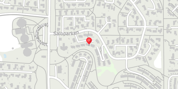 Trafikstøjkort på Saloparken 30, 8300 Odder