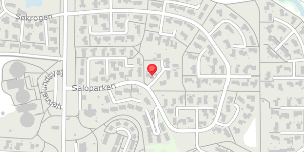 Trafikstøjkort på Saloparken 41, 8300 Odder