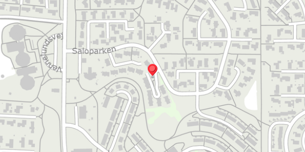 Trafikstøjkort på Saloparken 52, 8300 Odder